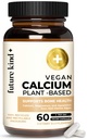 Future Kind Vegan Calcium Supplement - Plant-based Calcium Magnesium Supplement afkomstig uit IJsland voor tand & bot ondersteuning (60 capsules)