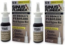 Sinus Plumber Waterstof Peroxide Neusspray 2 Pack - Neutraliseert luchtdeeltjes voor neushygiène en Immune Koude verdediging