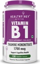 Vitamine B1 Thiamine -120 Veg Capsules