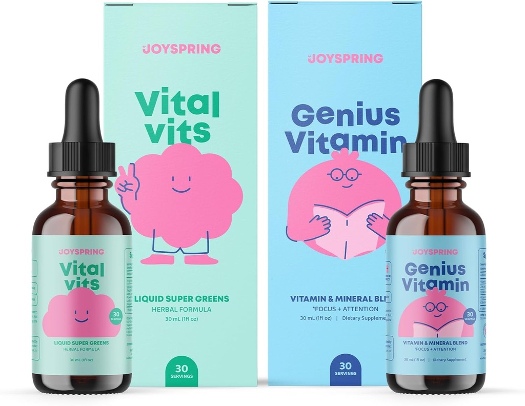JoySpring Dagelijkse Multivitamine met Burdock Root & Vlierberry Bundle 
