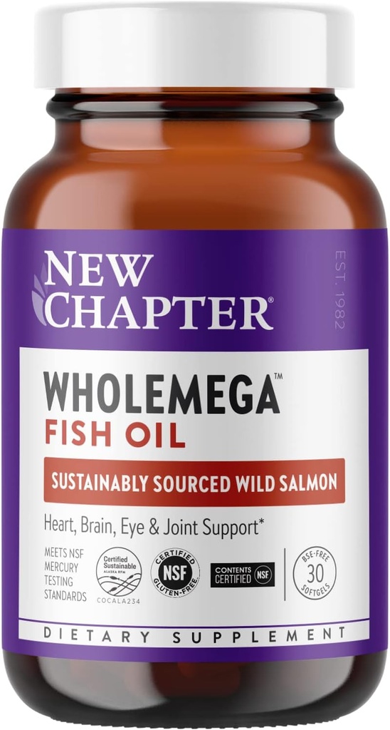 Nieuw hoofdstuk Wholemega 1000 Mg, 30 Ct
