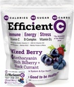 ANDREW LESSMAN Efficient C Mixed Berry 90 Packets - Immune, Energy, Stress and Eye Health Support. Reinvention of The Vitamin C Drink. No Calories. No Sugar. No Carbs. Easy to Mix.