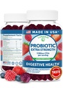 Lunakai USA Made Probiotic Gummies - 5 Miljard CFUs, Vegan, Non-GMO, Glutenvrij - Digestieve & Immune Ondersteuning voor vrouwen & mannen - 60 Kauwbare Gummies