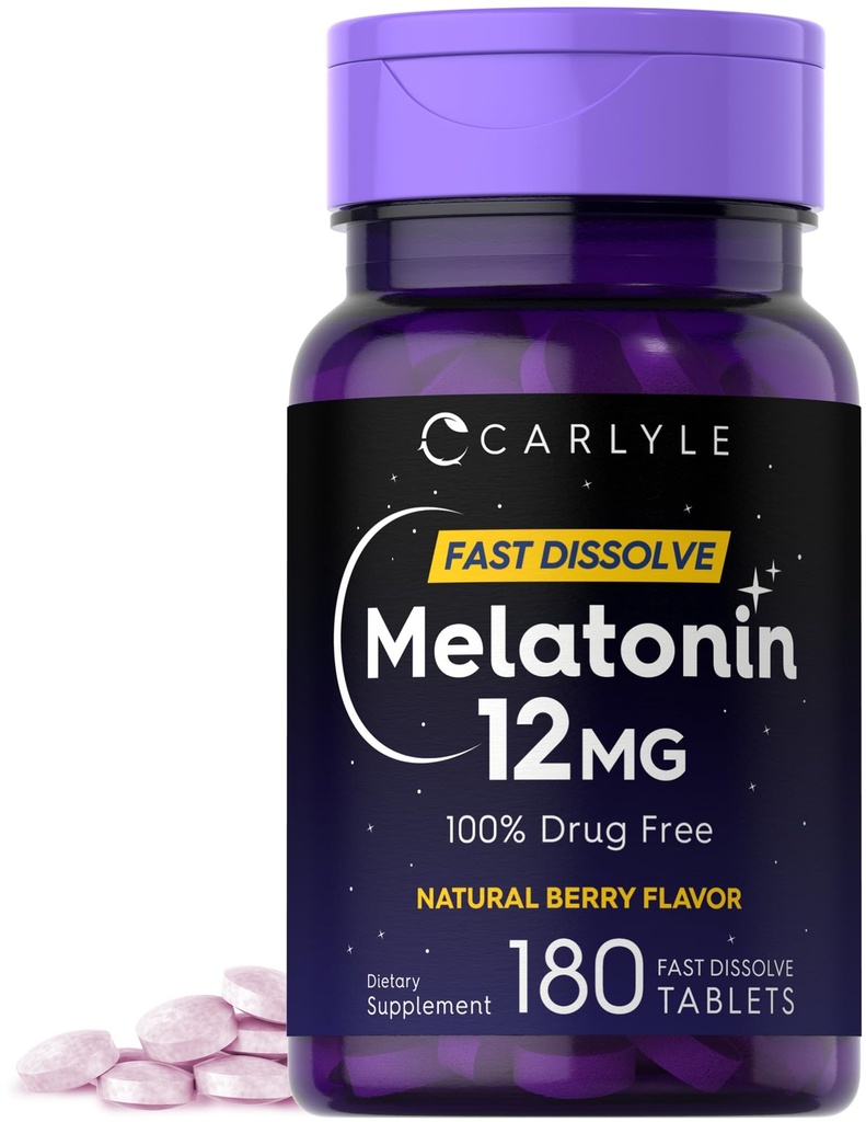 Carlyle Melatonine 12 mg Fast request 180 Tablets Drugvrij 