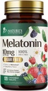 Melatonine 10 mg Fast Solution, Melatonine Supplementen voor Rustige Slaap, Natuurlijke Slaap Ondersteuning Supplement voor Volwassenen, Extra Strength Strawberry-Flavored Tablets, Suikervrij, 120 Tablets, 120 Day Supply