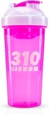 310 Voeding Proteïne Shaker Flesje - Duurzame Blender Flesje Shaker voor Maaltijd Vervanging Proteïne Poeders, Limonade Mix, En Pre-workout - BPA-Free & Dishwasher Veilige Mixer Cup - Roze