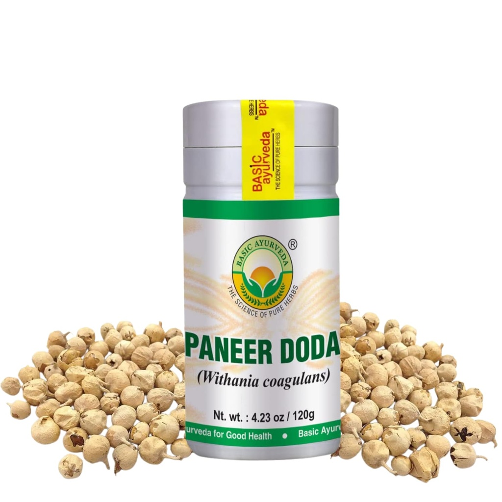BASIC AYURVEDA Paneer Doda Poeder (Withania Coagulans) 