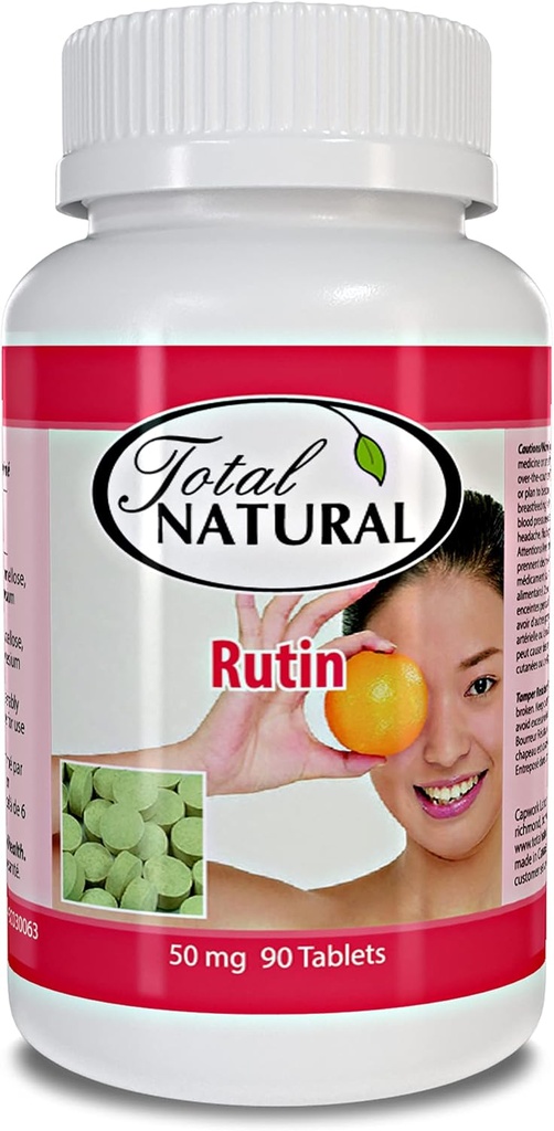 Rutin 50mg 90 tabletten [1 Fles], Help Absorberen en gebruik maken van vitamine C, Verbeterde Bloedvatgezondheid, Vision Care