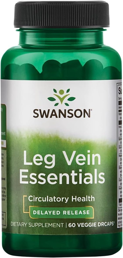 Swanson Leg Vein Essentials - vertraagde afgifte - 60 Veg Capsules
