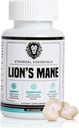 Lions Mane Mushroom Cognition Capsules (120 Telling) - Paddestoel Powder Lion's Mane Extract - Hersenvitaminen - Cognition - Focus Supplement