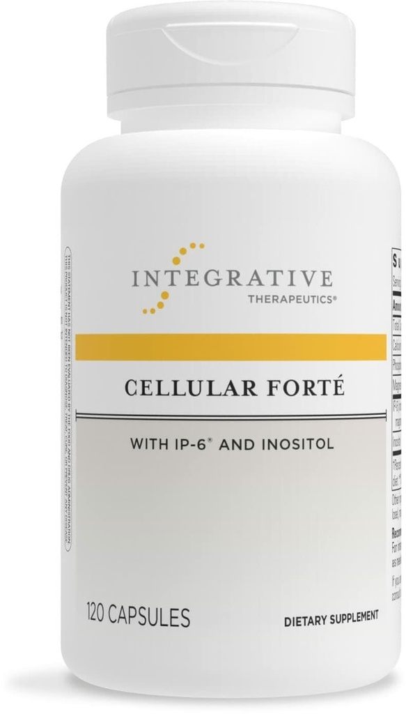 Integrative Therapeutics Cellular Forte - Inositol Supplement for Immune System & Cell Health Support* - Bevat IP-6 - Veganistisch, Glutenvrij en zuivelvrij - 120 capsules (60 porties)