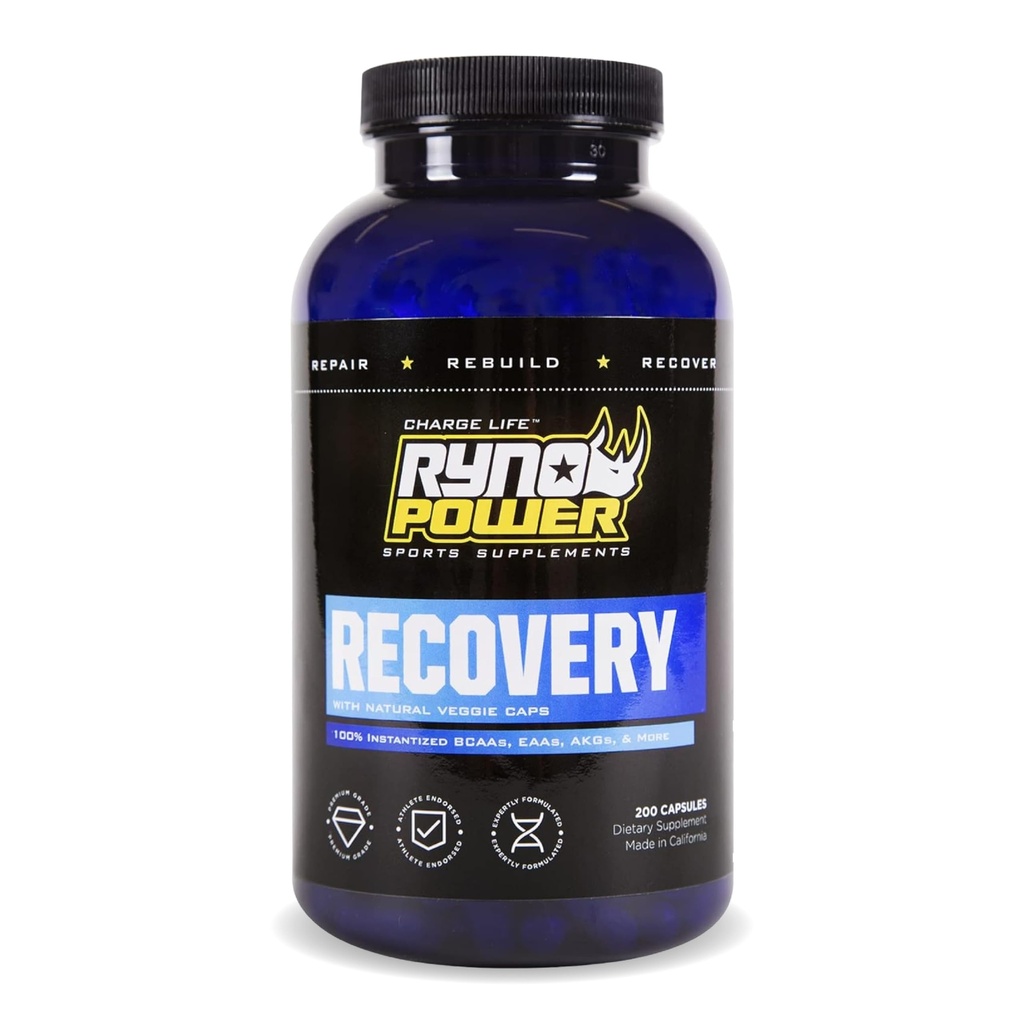 Ryno Power Recovery Post-workout Supplement Capsules (33 porties)