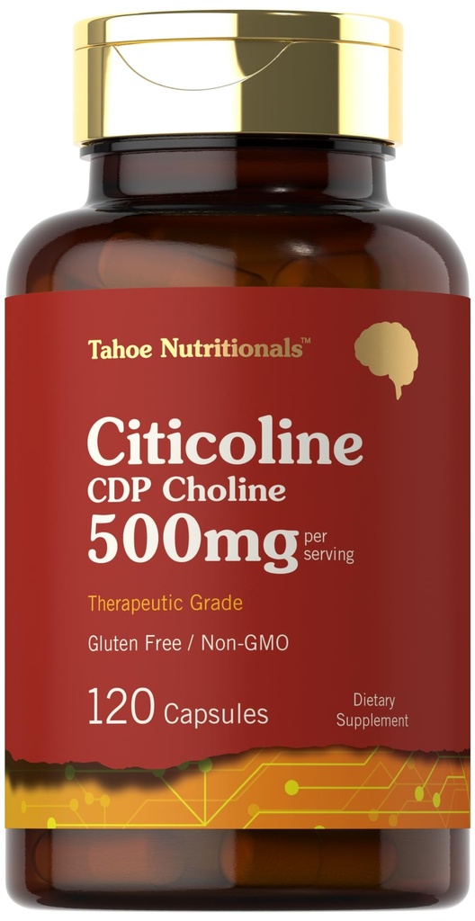 Tahoe Voedingsmiddelen Citicoline 500mg 