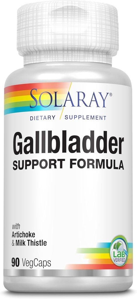 Solaray Gallblader Ondersteuning Formule - 90 Capsules