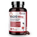 NATURE TARGET CoQ10-400mg Plus PQQ met vitamine E & Organische Olijfolie - Coenzyme-Q10 met BioPerine - Hoge Absorptie Antioxidant-voor-Hart-Gezondheid en Energieproductie,120 Servers