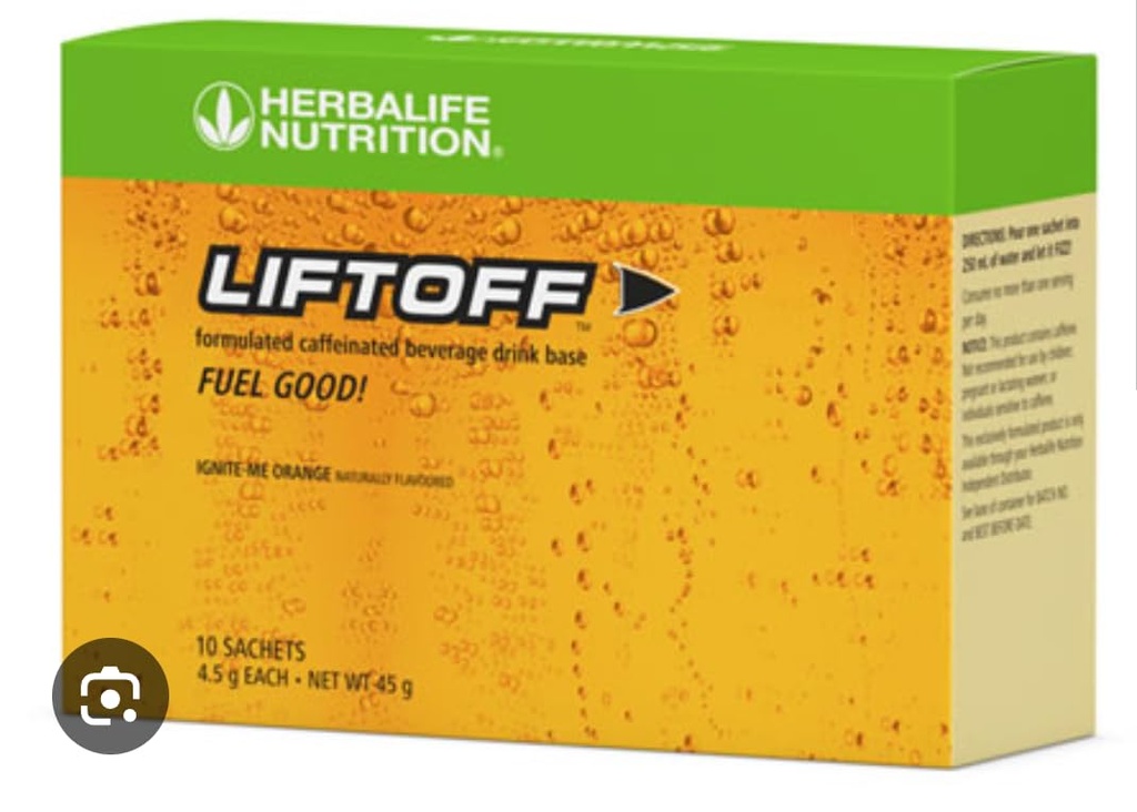 Herbalife Nutrition LIFTOFF Energy Stick Packs -Lemon-Lime Blast - Instant Drink voor natuurlijke Boost van energie, heldert de geesten, verbetert de concentratie, 30 Count (30 Packs), Green Lemon-Lime Blast