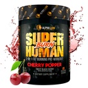ALPHA LION Superhuman Burn – 2 in 1 Metabolism Booster Pre Workout and Thermogenic Fat Burner for Men – Appetite Suppressant and Weight Loss Supplement (21 Servings, Sweet Black Cherry Flavor)