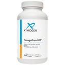 XYMOGEN OmegaPure 820 - International Fish Oil Standards (IFOS) Five-Star Certified Fish Oil - DHA EPA Omega-3 Supplement for Cardiovasculaire + Cognitive Support (120 Small Softgels)