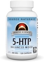 Bron Naturals Serene Science 5-HTP, Balanced Mood*, Non-GMO Dietary Supplement, 200 mg - 120 Capsules