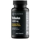 Nugenix Essentials Tribulus Terrestris voor mannen Extract - 95% Totaal Saponins, 1000mg Hoge Potentie, Extra sterkte, 60 Tellen