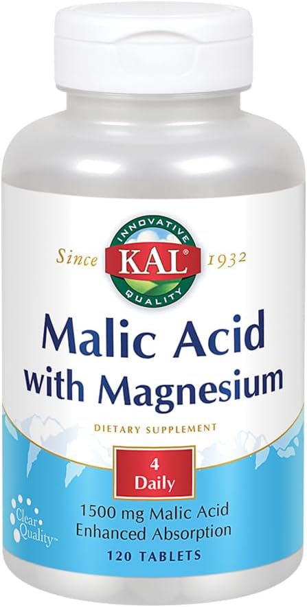 Kal Malic zuur met Magnesium Tabletten, 120 Tel.