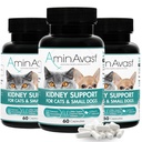 AminAvast Nierondersteuning Supplement voor katten en kleine honden, 300mg 3-pack - bevordert natuurlijke nierfunctie - Aids in Health and Vitality of Aging Nieren - Gemakkelijk toegediend - 60 Sprinkle Capsules