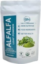 Alfalfa Leaf Powder - Groene Superfood Supplement voor Dranken, Thee, Shakes, Vegan, Glutenvrij, Niet GGO, Kosher
