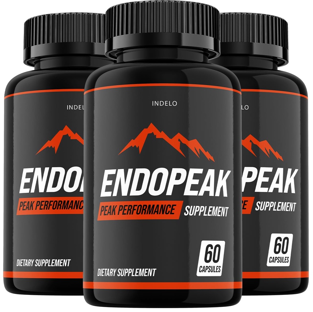 (3 Pack) Endopeak voor mannen, Endo Peak Advanced Performance Supplements, EndoPeak Performance 24, EndoPeek Reviews (180 Capsules)