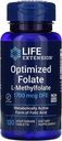 Levensverlenging Geoptimaliseerd Folaat L-methylfolaat 1000 mcg Vegetarische tabletten 2 verpakkingen