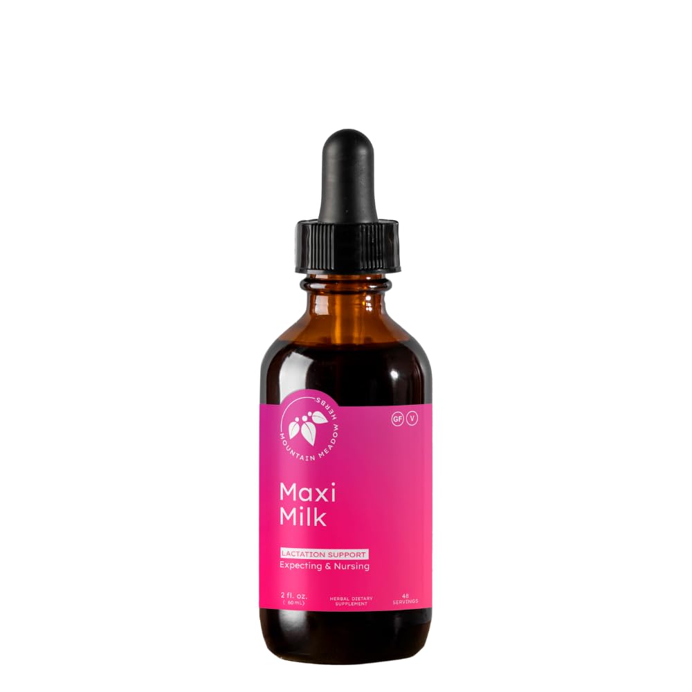 Mountain Meadow Herbs Maxi-Milk- Natural Liquid Borstvoeding Ondersteuning om de productie van moedermelk snel en effectief te verhogen voor borstvoeding moeders - 2 oz