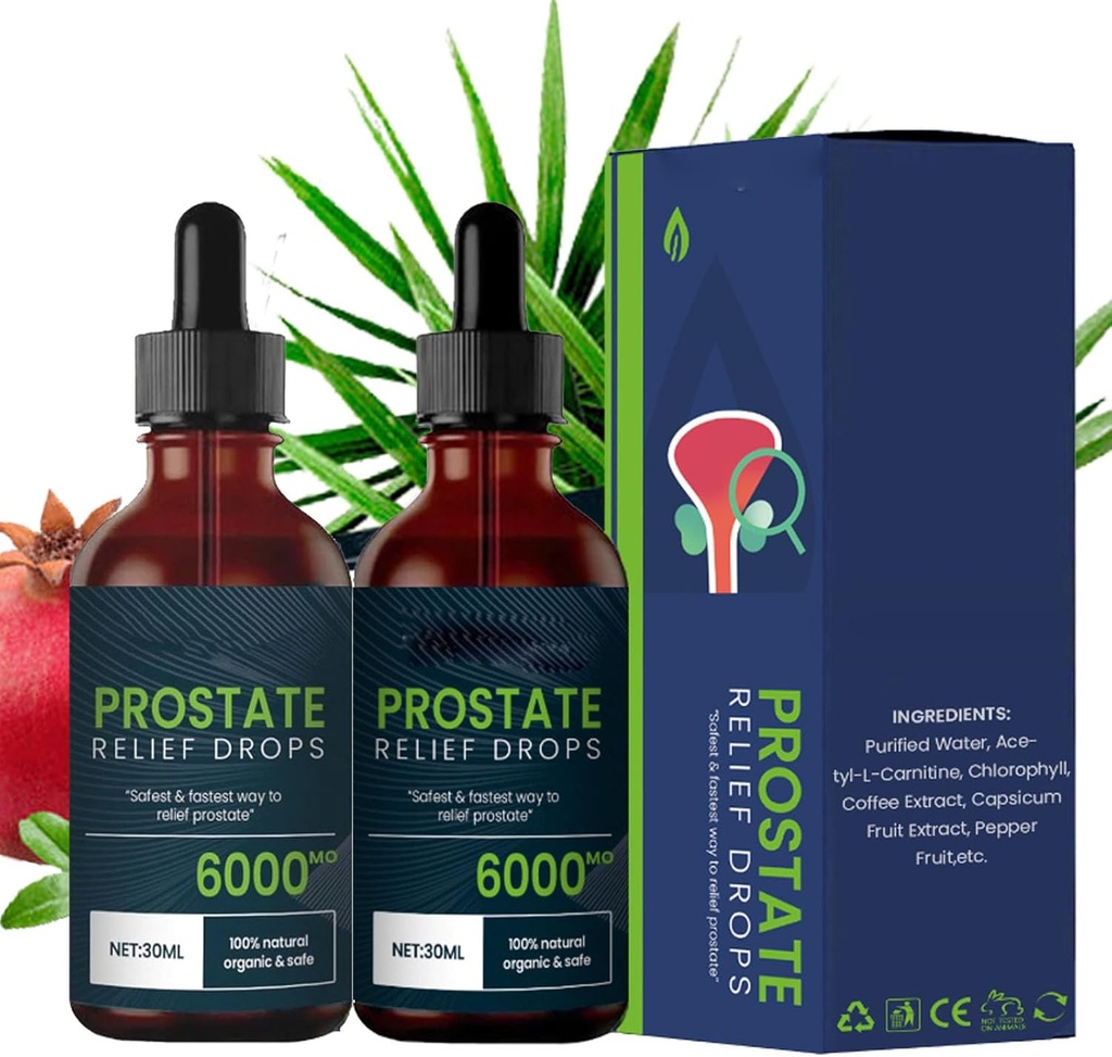 Prostate Treatment Drops - Prostate Relief Drops, Prostate Natural Herbal Drops (2st)