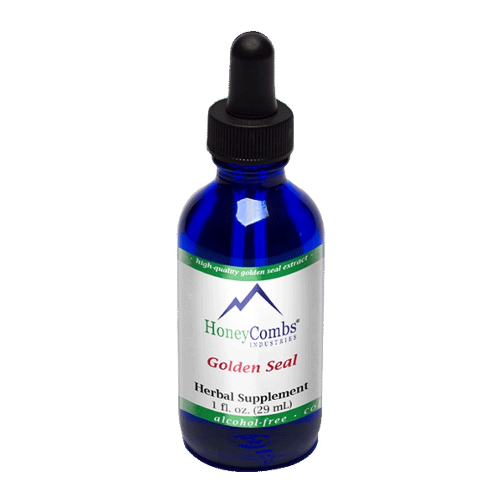 GoldenSeal Alcoholvrij Extract Vloeistof Natuurlijke, biologisch gegenereerde GoldenSeal Root Supplement voor spijsvertering, ademhalings- en immuunondersteuning
