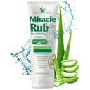 Miracle of Aloe Miracle Rub Pain Relieving Cream 8 oz, Fast & Effective Relief for Arthritis, Muscle, and Joint Pain - Maximum Strength UltraAloe Formula, Topical Analgesic