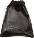 Navage Travel Bag (Black) - Vegan Leather Travel Pouches for Women and Men - Custom-Fit Small Pouch for the Navage Nasal Irrigation System - Veelzijdige Drawstring Pouch and Makeup Bag (8.25"x10.25")