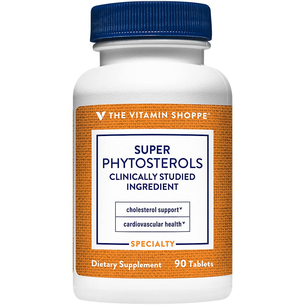 De vitamine Shoppe Super Phytosterolen 900MG, Ondersteunt Cardiovasculaire Gezondheid, Ondersteunt Cholesterol niveaus al binnen het normale bereik (90 tabletten)