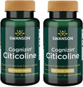 Swanson Cognizin Citicoline 1.000 Milligrammen 60 Veg Capsules (2 verpakkingen)