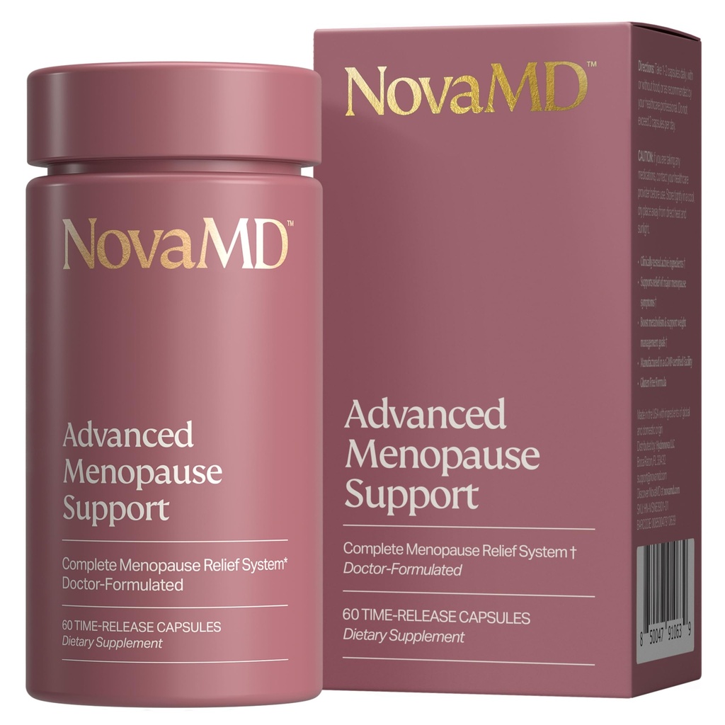 Klinisch bewezen Menopauze Supplement voor gewichtsmanagement, Hot Flashes, Nacht Sweaters en lage energie .. Complete Multi-Symptoom Menopauze Supplement voor vrouwen
