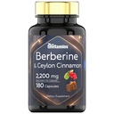 Berberine met Ceylon Cinnamon: 2200 mg per capsule - 180 capsules 