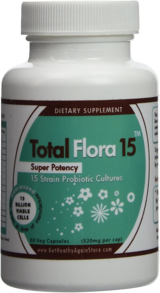 Totaal Flora 15 60 veg caps (520mg per cap)