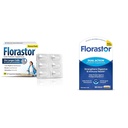 Florastor Probiotica Digestieve & Immune Health Bundel met 54 & 30 capsules, Probiotica voor vrouwen en mannen, Helpt Flush Out Bad Bacteriën & Boosts Goed met Saccharomyces Boulardii CNCM I-745 stam