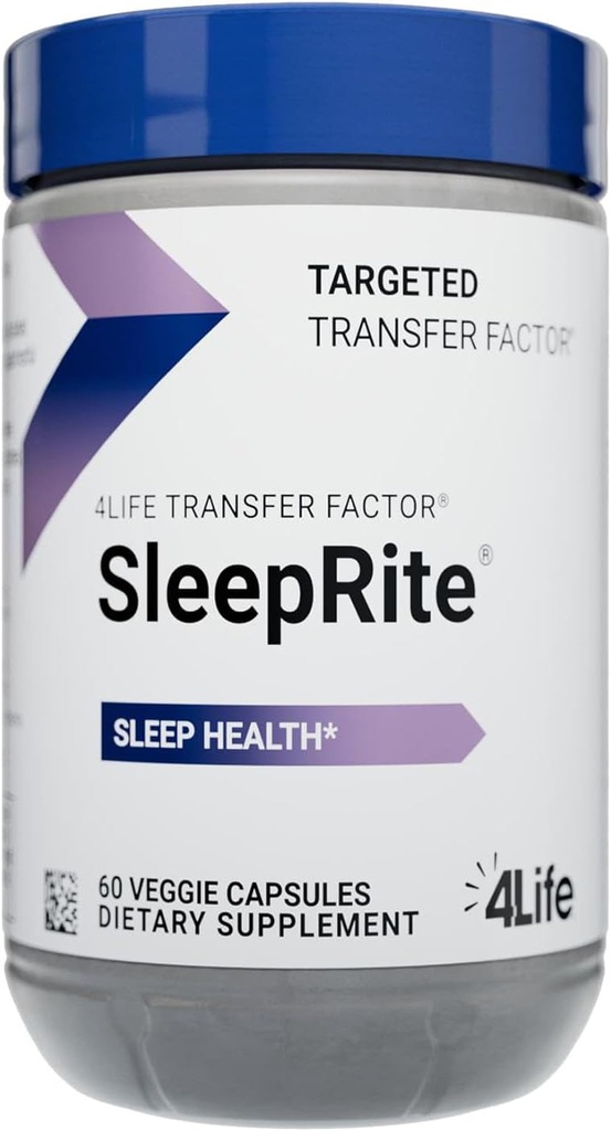 4Life Transfer Factor SleepRite - All-Natural Immune and Slaap Ondersteuning met GABA en melatonine - 60 capsules