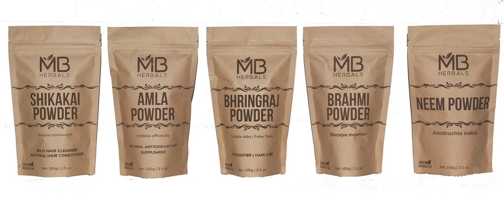 MB Kruiden Haarverzorging poeders COMBO Pack 