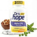 Alpha GPC 500mg, Alpha GPC Supplement - Ondersteunt geheugen en cognitieve functie - 180 Veggie Capsules, Made in The USA