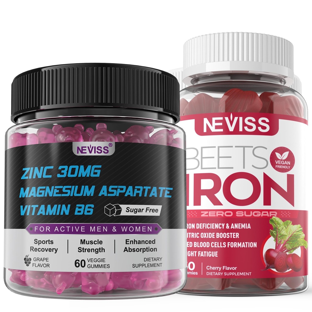 IJzeren Gummies met Zink en Magnesium Supplement