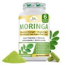 Biologische Veda Moringa Leaf Powder Capsules, 1000mg, 360 Telling - True Green Native Organic Moringa Oleifera, Premium Strength Nutriënt Dense 100% Pure Leaves - Energie, Slaap & Immunity Ondersteuning - Vegan