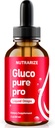NutraRize Glucopure Pro Drops, Officiële Formule ter ondersteuning van gezonde en stabiele niveaus, Premium Blood Supplement voor algemene gezondheid en welzijn, Gluco Pure Pro Gotas Reviews (30 Servings)