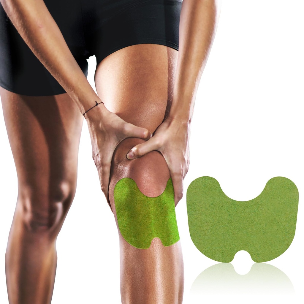 Ishancare Knee Patches - 24 Count Warming Herbal Plaster Maximale sterkte warmte Patches, 8 Uur Diepe Verwarming Extra sterkte Joint Verzachtende Patch voor Knieën, Terug, Neck, Schouder