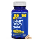Biologische Lions Mane Supplement Capsules - 1000mg Lions Mane Mushroom met 10mg PQQ - Hersencel Optimizer voor geheugen, leren, Mitochondriale Functie - 60 Fruiting Body Mushroom Capsules