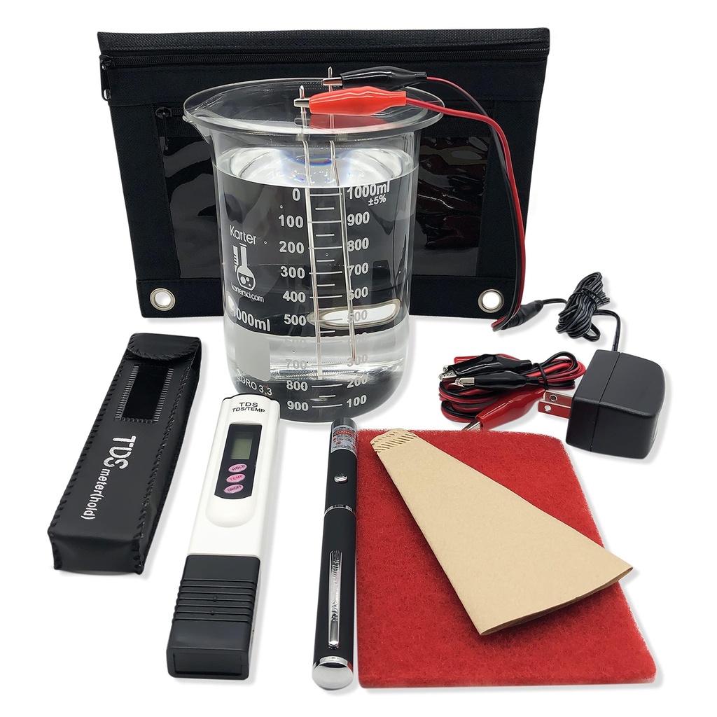 Originele Chris Colloïdale Zilveren Generator Kit met 99,99% Pure Wire. Voeg gewoon Distilled Water en een pot toe!