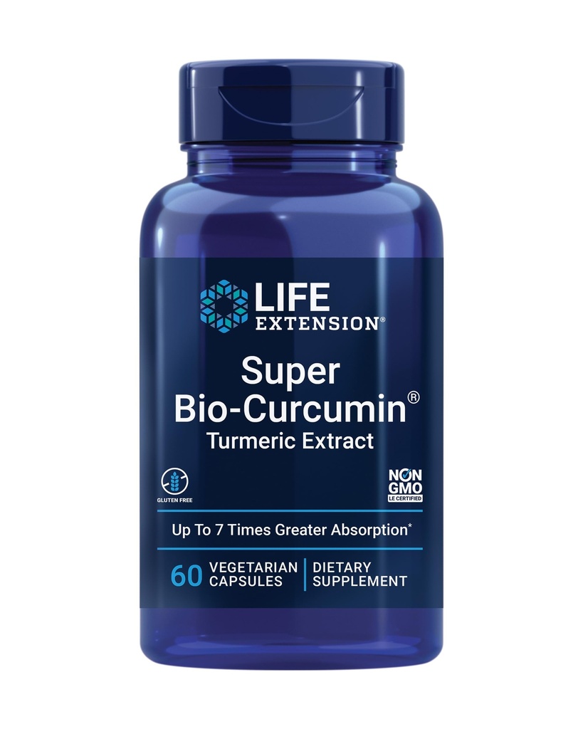 Life Extension Super Omega-3 Visolie, Sesam- en Olive Extract met Super Bio-Curcumine Kurkuma Extract Capsules - 240 & 60 Tel.